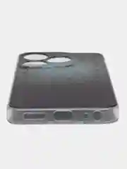 Темно-синий чехол на Tecno Spark 10/10C (Текно Спарк 10/10С), прозрачный, с рисунком, защита камеры