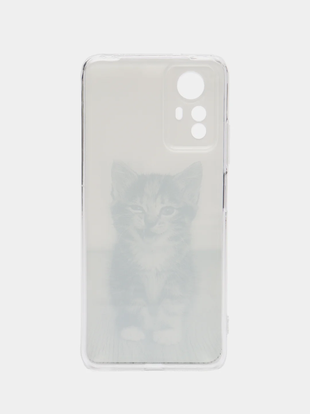Молочный чехол прозрачный на Xiaomi Redmi Note 12S (Сяоми Редми Нот 12S), с рисунком, защита камеры