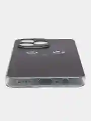 Шоколадный силиконовый чехол на Realme C53/C51 (Реалми С53/С51), прозрачный, с рисунком, защита камеры