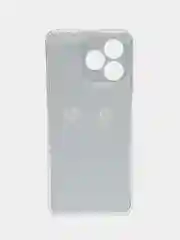 Шоколадный силиконовый чехол на Realme C53/C51 (Реалми С53/С51), прозрачный, с рисунком, защита камеры