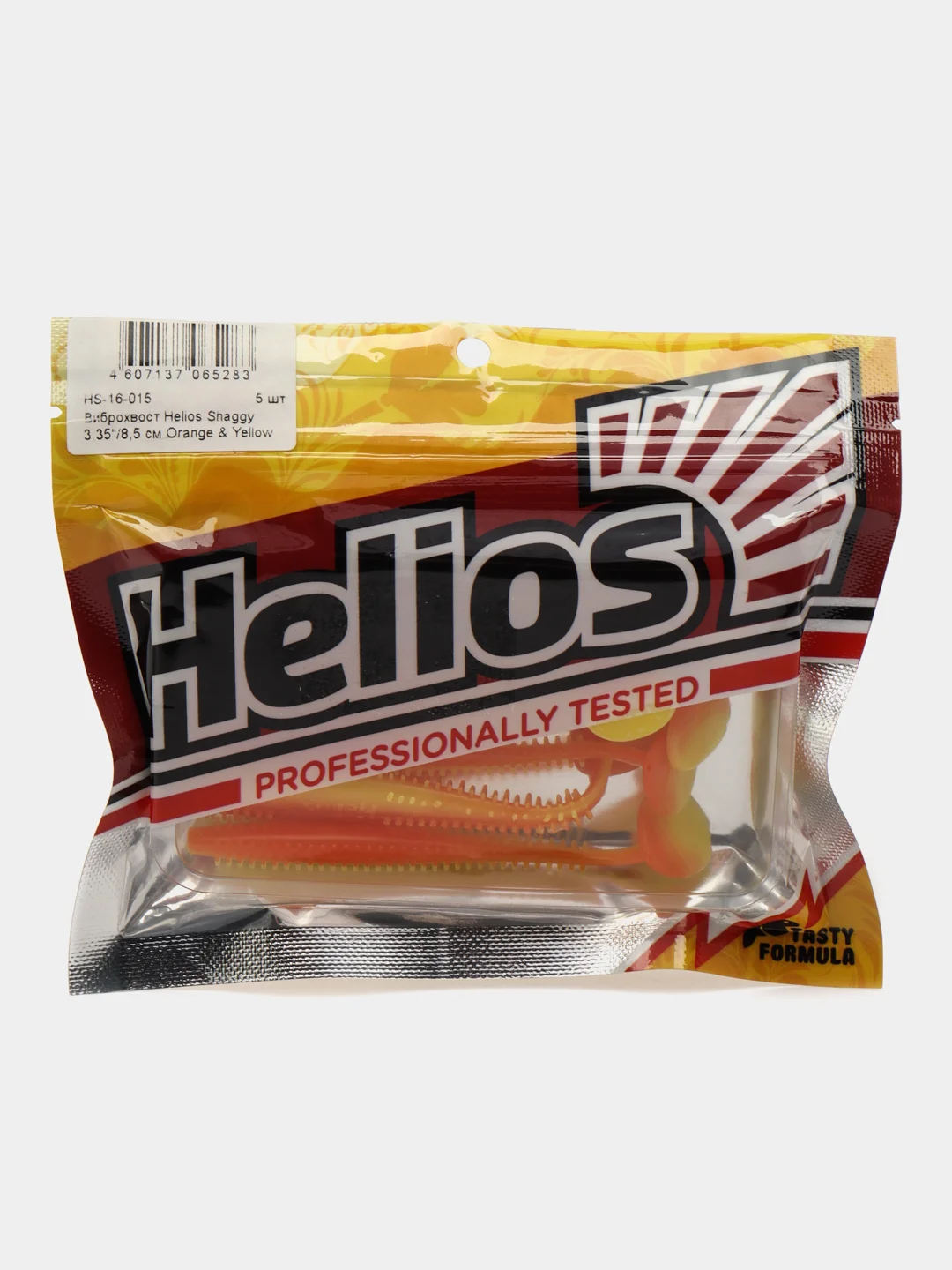 Виброхвост Helios Shaggy 8.5 см, 5 шт
