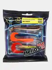 Набор силиконовых приманок Helios "Крупный окунь", 5 шт