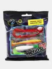 Набор силиконовых приманок Хищник Helios "Озеро", 5 шт
