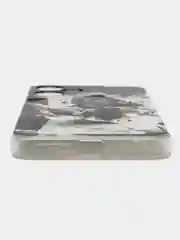 Песочный хаки чехол на Tecno Pova Neo 3 (Текно Пова Нео 3), прозрачный, с рисунком, защита камеры