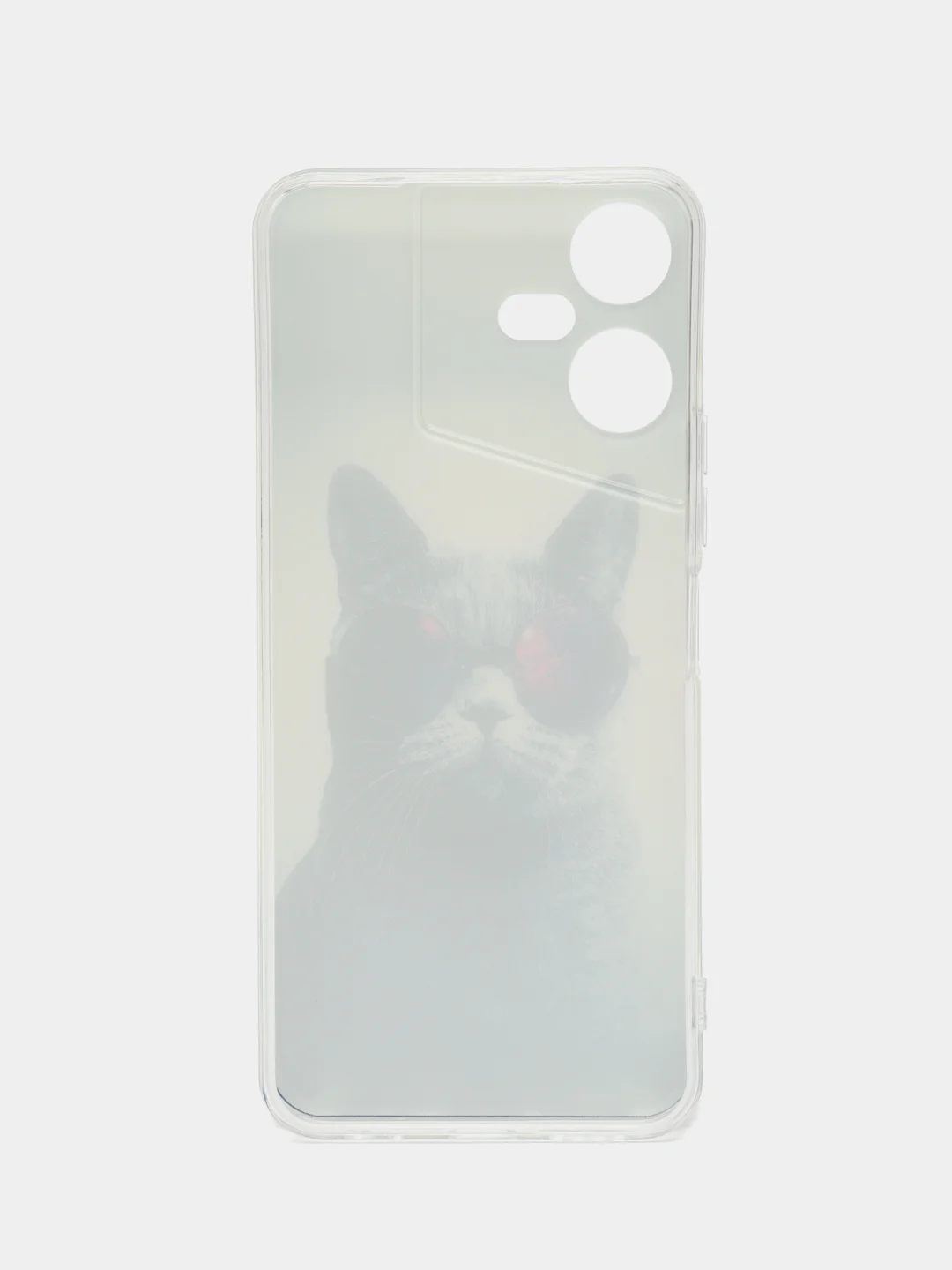 Синий меланж чехол на Tecno Pova Neo 3 (Текно Пова Нео 3), прозрачный, с рисунком, защита камеры