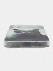Синий меланж чехол на Tecno Pova Neo 3 (Текно Пова Нео 3), прозрачный, с рисунком, защита камеры