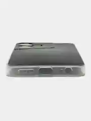 Темно-синий чехол на Tecno Pova Neo 3 (Текно Пова Нео 3), прозрачный, с рисунком, защита камеры