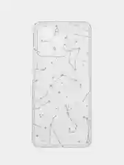 Прозрачный силиконовый чехол на Realme C53/C51 (Реалми С53/С51), прозрачный, с рисунком, защита камеры