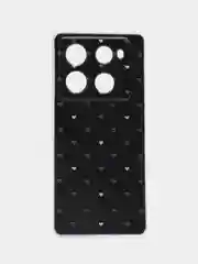 Черный чехол на Infinix Note 40 Pro Plus / Инфиникс Нот 40 Про Плюс