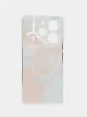 Пурпурный силиконовый чехол на Tecno Pova 6 Pro 5G / Текно Пова 6 Про прозрачный, с рисунком