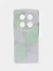 Лавандовый чехол на Huawei Nova 12i / Хуавей Нова 12i прозрачный, с рисунком, защита камеры