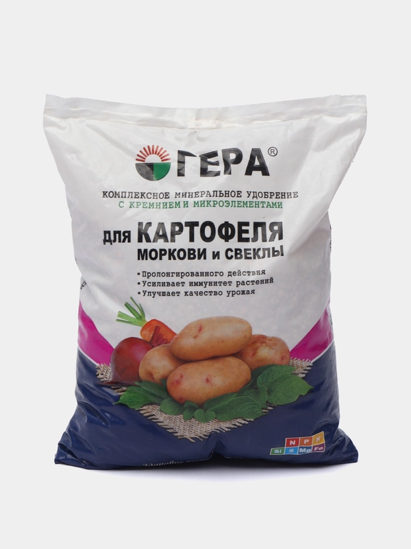 ГЕРА удобрение комплексное для Картофеля, Моркови и Свеклы 0,9 кг