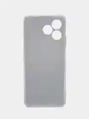 Темно-синий силиконовый чехол на Realme C53/C51 (Реалми С53/С51), прозрачный, с рисунком, защита камеры