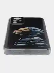 Фуксия чехол прозрачный на Xiaomi Redmi Note 12S (Сяоми Редми Нот 12S), с рисунком, защита камеры