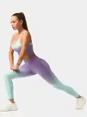 Разноцветный спортивный костюм женский для фитнеса, йоги