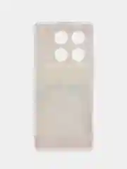 Желтый силиконовый чехол на Infinix Note 40 Pro / Инфиникс Нот 40 Про прозрачный, с рисунком