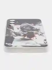 Песочный хаки чехол на Samsung Galaxy A34 5G (Самсунг A34), прозрачный, с рисунком, защита камеры