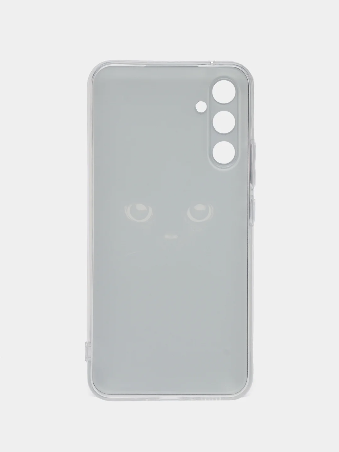 Шоколадный чехол на Samsung Galaxy A34 5G (Самсунг A34), прозрачный, с рисунком, защита камеры