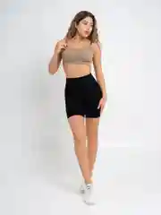 Хаки топ женский базовый, топ спортивный, кроп-топ, бюстгальтер, бра