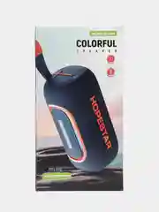Синий портативная Bluetooth колонка HOPESTAR P65Pro - 50W с RGB подсветкой, TWS,  Premium