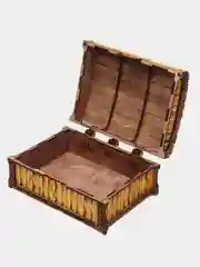 Горчичный шкатулка из дерева, универсальная