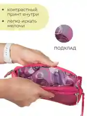 Органайзер для сумки mini SOFIA 22х13х4,5 см, фуксия
