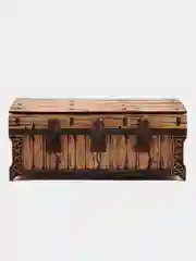 Коричневый шкатулка из дерева, универсальная