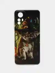 Медный чехол прозрачный на Xiaomi Redmi Note 12S (Сяоми Редми Нот 12S), с рисунком, защита камеры