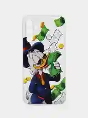 Лесной зеленый чехол на Samsung Galaxy A34 5G (Самсунг A34), прозрачный, с рисунком, защита камеры