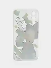 Лесной зеленый чехол на Samsung Galaxy A34 5G (Самсунг A34), прозрачный, с рисунком, защита камеры