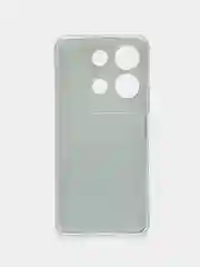 Темно-синий чехол для Infinix Note 30i (Инфиникс Нот 30и), прозрачный, с рисунком, защита камеры