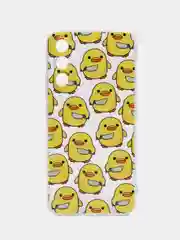 Манго чехол на Samsung Galaxy A34 5G (Самсунг A34), прозрачный, с рисунком, защита камеры