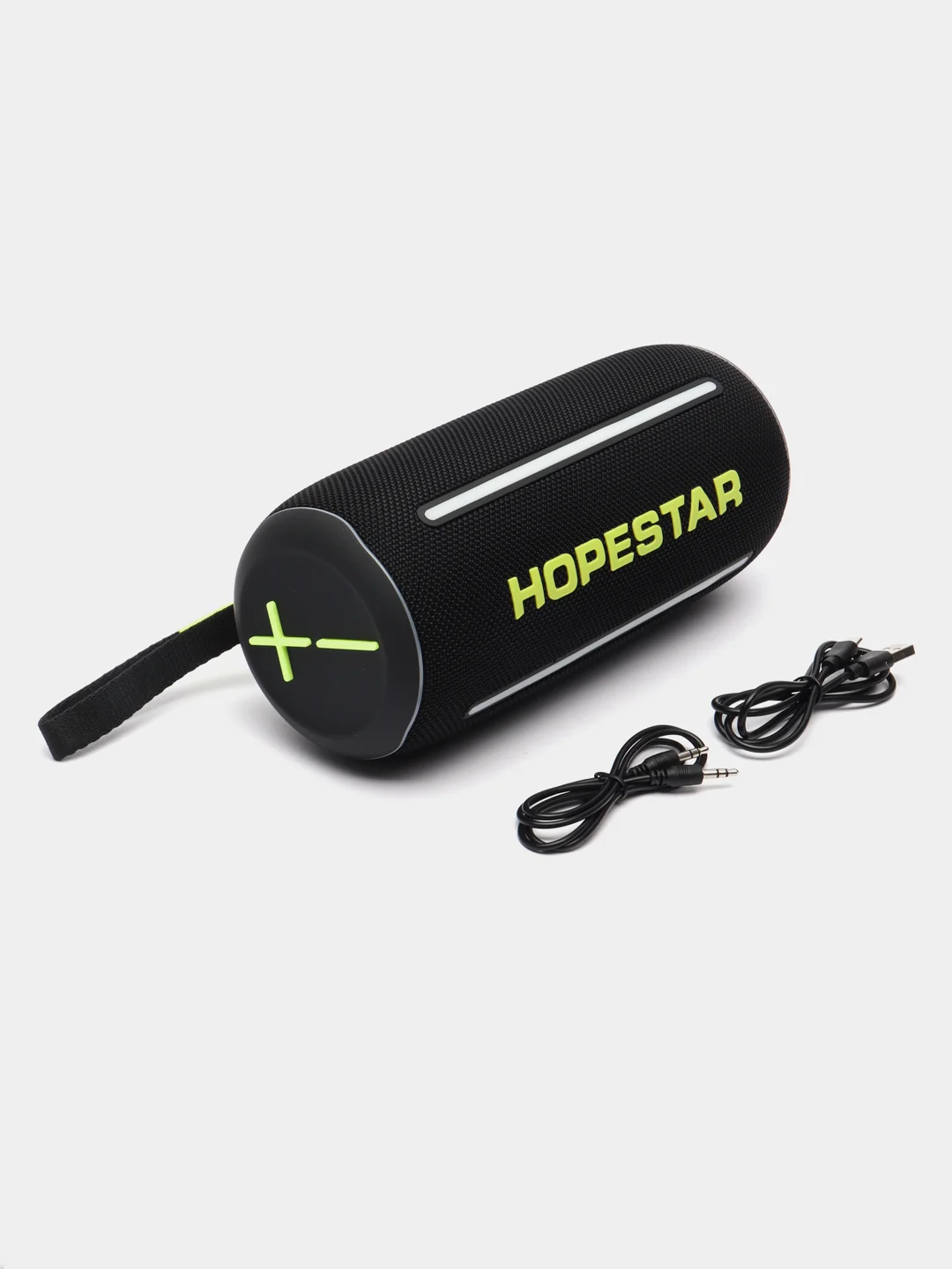 Черный портативная Bluetooth колонка HOPESTAR P58 - 40W с RGB подсветкой,TWS, Premium