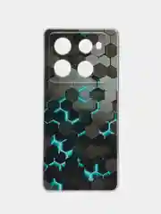 Бирюзовый чехол на Infinix Note 40 Pro Plus / Инфиникс Нот 40 Про Плюс