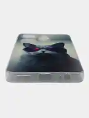 Синий меланж чехол на Tecno Spark 10 Pro (Текно Спарк 10 Про), прозрачный, с рисунком, защита камеры