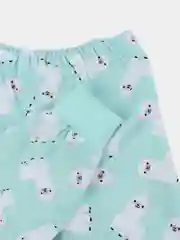 Бирюзовый детская пижама, с начесом, 4 -13 лет