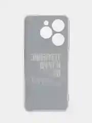 Тёмно-коричневый чехол на Infinix Smart 8/8 HD/HOT 40i / Инфиникс Смарт 8/8 HD/Хот 40i прозрачный