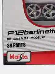 Красный коллекционная машинка металлическая сборная модель Ferrari Rafa, Enzo, F12 Феррари 488