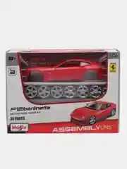 Красный коллекционная машинка металлическая сборная модель Ferrari Rafa, Enzo, F12 Феррари 488