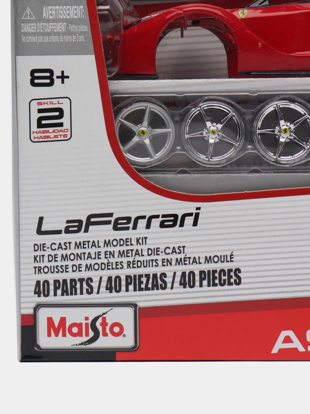 Красный коллекционная машинка металлическая сборная модель Ferrari Rafa, Enzo, F12 Феррари 488