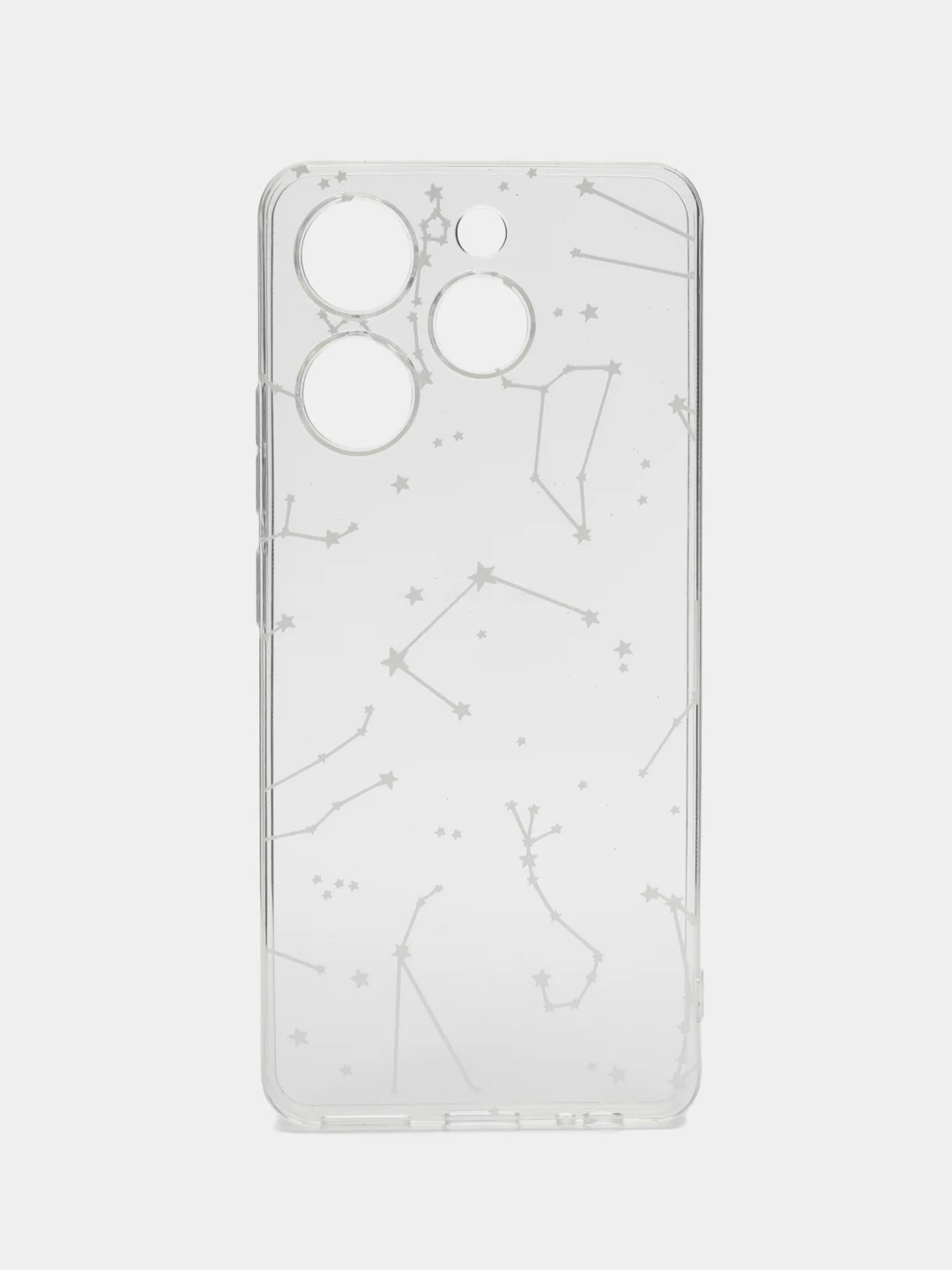Прозрачный чехол на Tecno Spark 10 Pro (Текно Спарк 10 Про), прозрачный, с рисунком, защита камеры