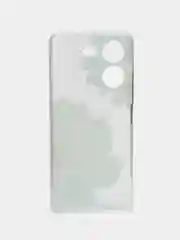Лазурный силиконовый чехол на Tecno Pova 5 (Текно Пова 5), прозрачный, с рисунком, защита камеры