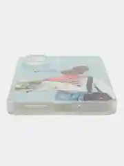 Тёмно-серый силиконовый чехол на Xiaomi Redmi 13C/Poco C65 (Сяоми Редми 13C/Поко С65), с рисунком