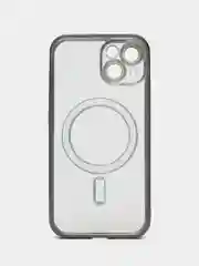 Черный противоударный чехол на iPhone 14 со встроенным магнитным креплением MagSafe