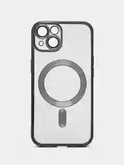 Черный противоударный чехол на iPhone 14 со встроенным магнитным креплением MagSafe