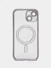 Фиолетовый противоударный чехол на iPhone 14 со встроенным магнитным креплением MagSafe