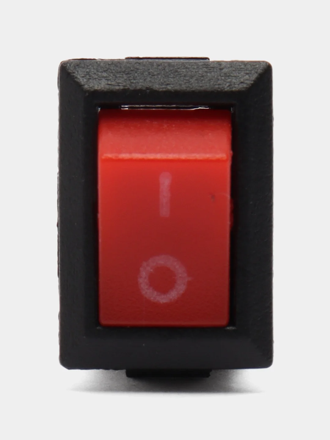 Красный клавишный переключатель 10х15 мм 2pin 3A 250v