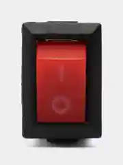 Красный клавишный переключатель 10х15 мм 2pin 3A 250v