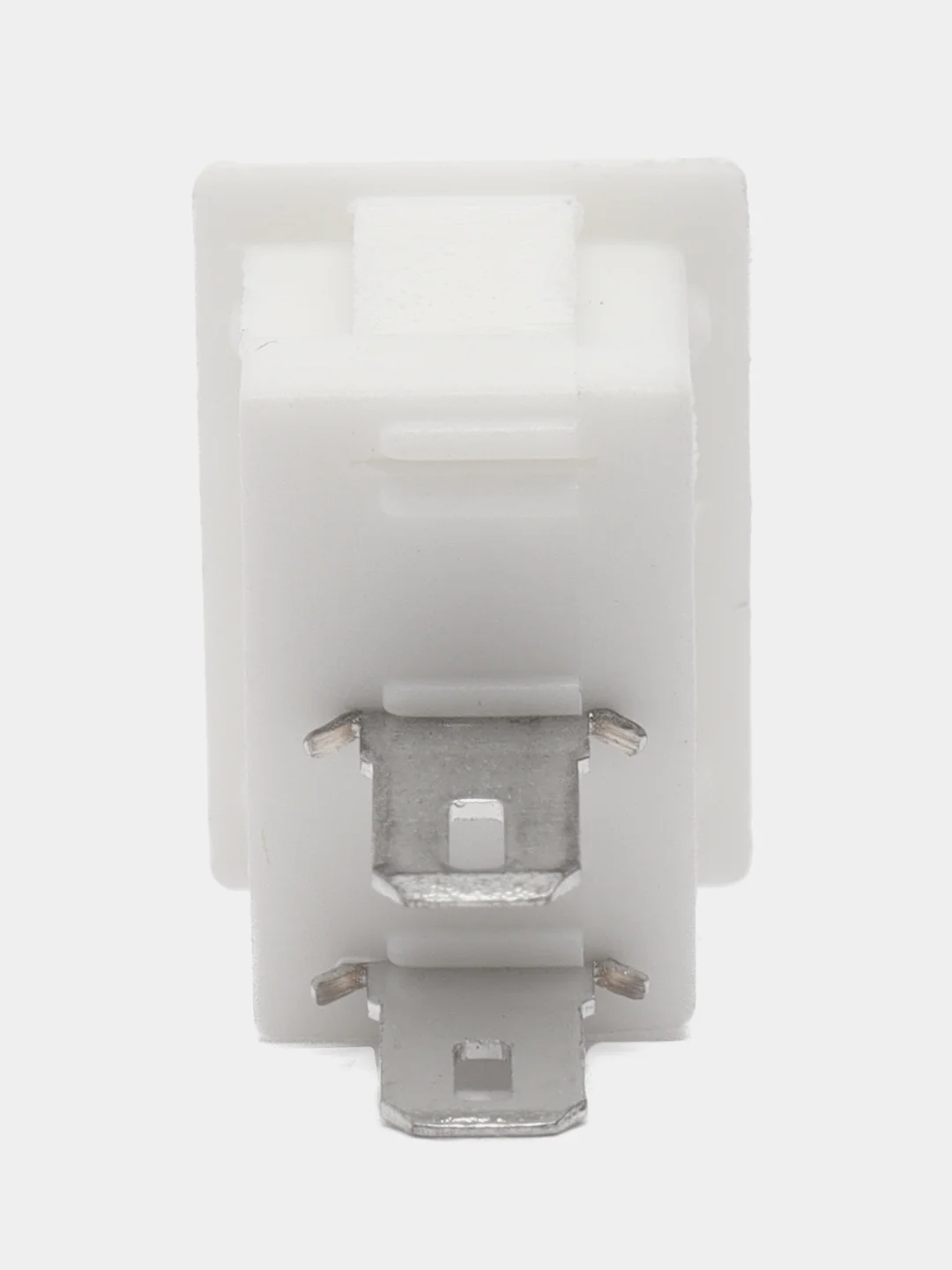 Белый клавишный переключатель 10х15 мм 2pin 3A 250v