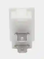 Белый клавишный переключатель 10х15 мм 2pin 3A 250v